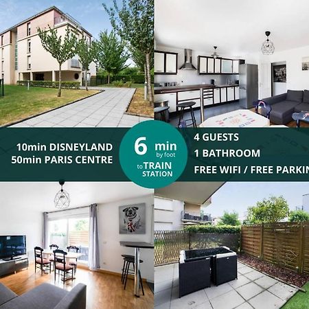 Les Paves De Prague - Appartement Pour 4 A 10 Minutes De Disneyland Paris Montévrain Eksteriør bilde